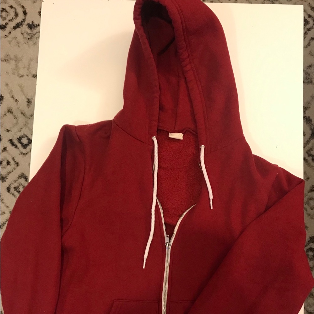 American Apparel Zip Up Hoodie